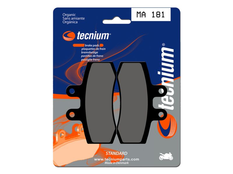 Plaquettes de frein TECNIUM route organique - MA181