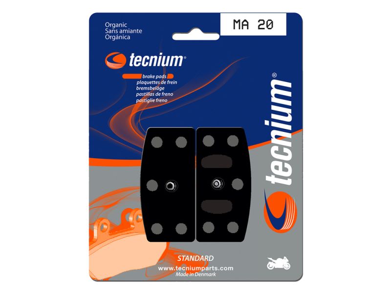 Plaquettes de frein TECNIUM route organique - MA20