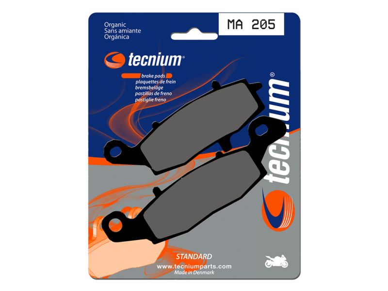 Plaquettes de frein TECNIUM route organique - MA205