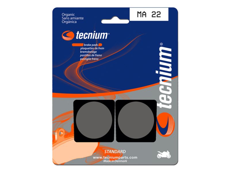 Plaquettes de frein TECNIUM route organique - MA22