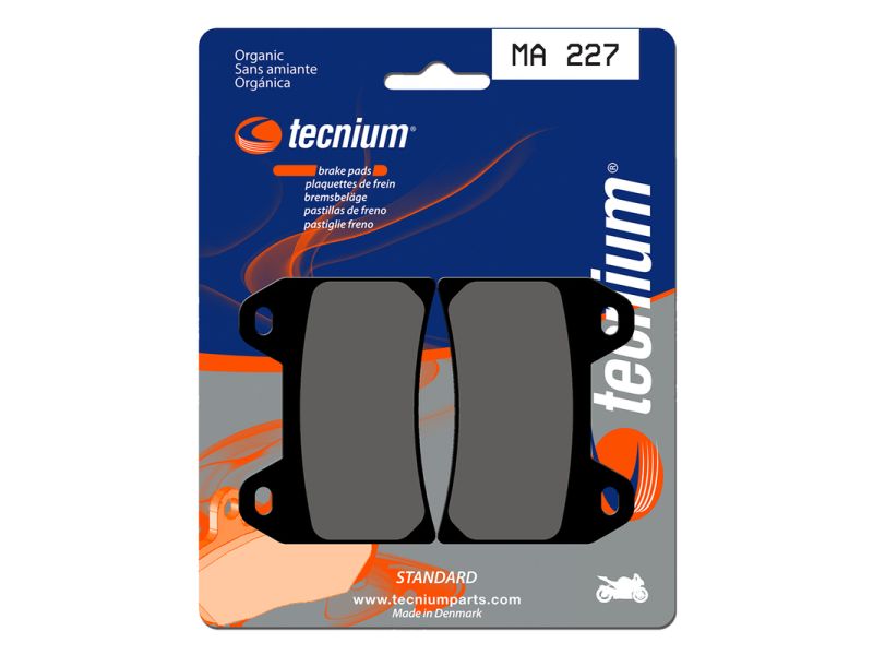 Plaquettes de frein TECNIUM route organique - MA227