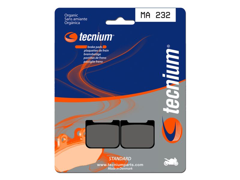 Plaquettes de frein TECNIUM route organique - MA232