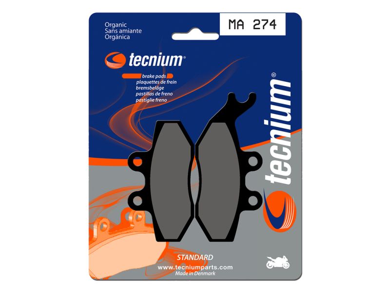 Plaquettes de frein TECNIUM route organique - MA274