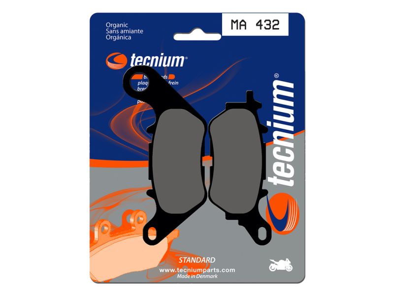 Plaquettes de frein TECNIUM route organique - MA432
