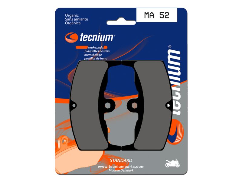 Plaquettes de frein TECNIUM route organique - MA52