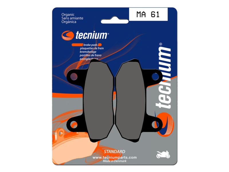 Plaquettes de frein TECNIUM route organique - MA61