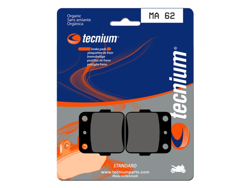 Plaquettes de frein TECNIUM route organique - MA62