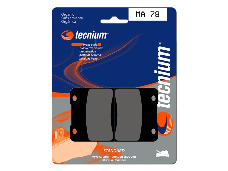 Plaquettes de frein TECNIUM route organique - MA78
