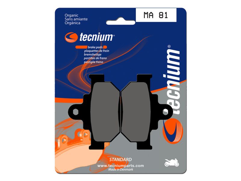 Plaquettes de frein TECNIUM route organique - MA81
