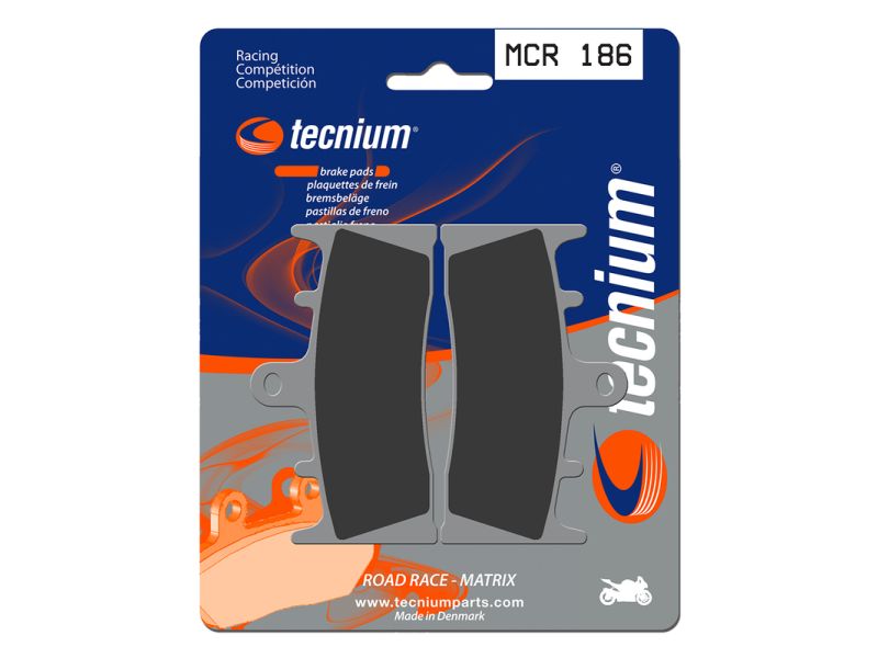 Plaquettes de frein TECNIUM Racing métal fritté carbone - MCR186
