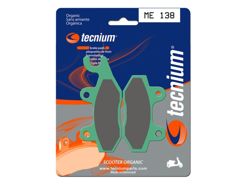 Plaquettes de frein TECNIUM Scooter organique - ME138