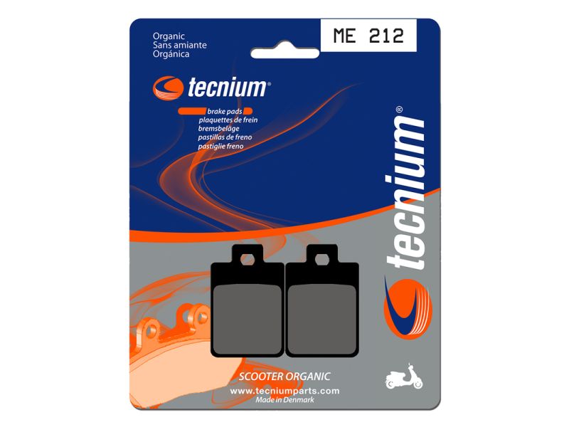 Plaquettes de frein TECNIUM Scooter organique - ME212