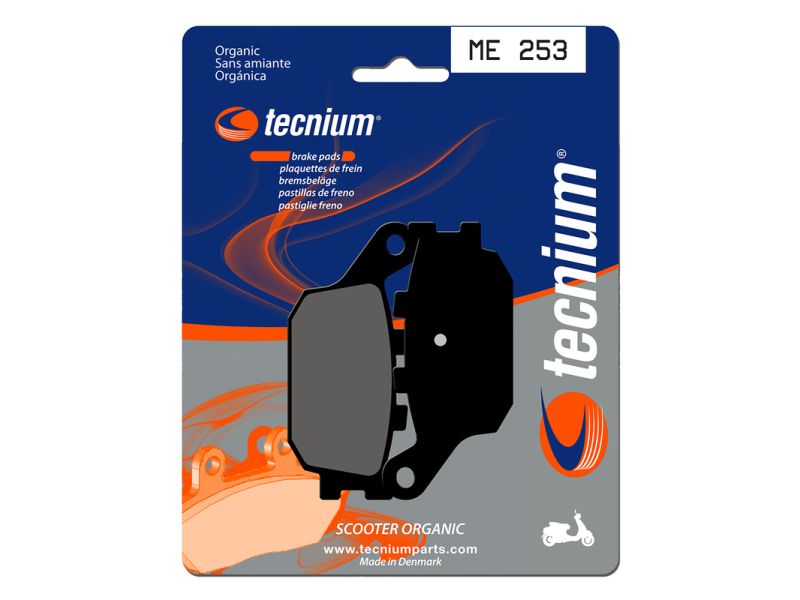 Plaquettes de frein TECNIUM Scooter organique - ME253