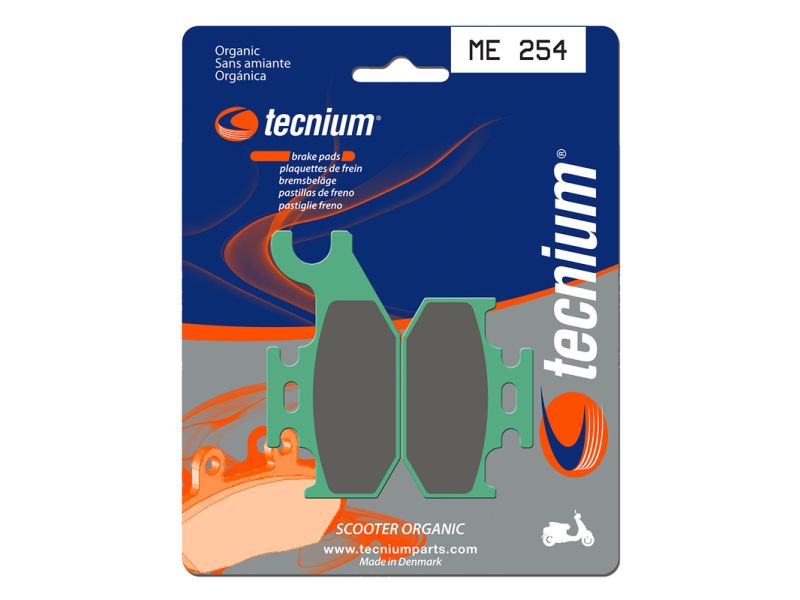 Plaquettes de frein TECNIUM Scooter organique - ME254