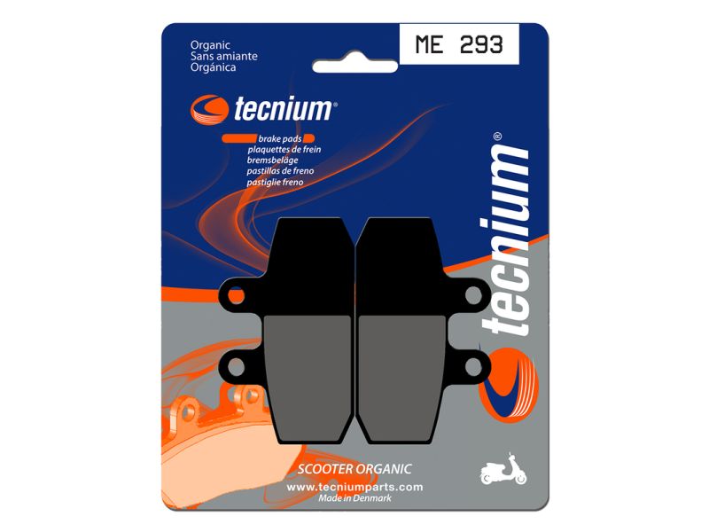Plaquettes de frein TECNIUM Scooter organique - ME293