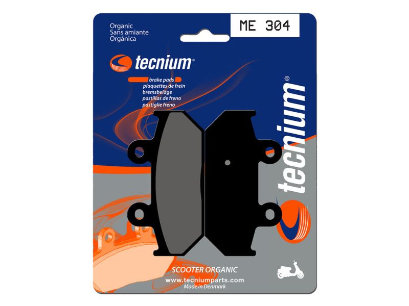 Plaquettes de frein TECNIUM Scooter organique - ME304