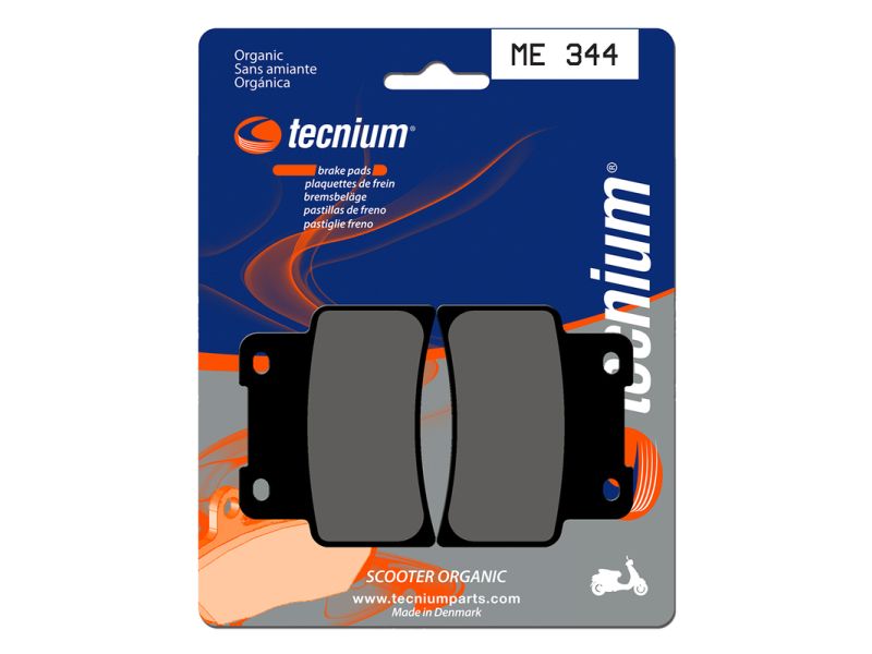 Plaquettes de frein TECNIUM Scooter organique - ME344