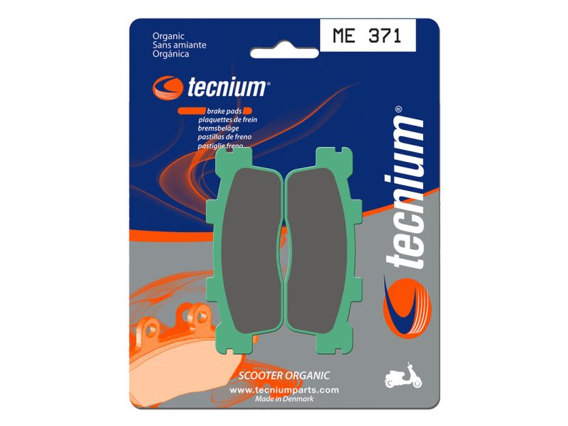 Plaquettes de frein TECNIUM Scooter organique - ME371