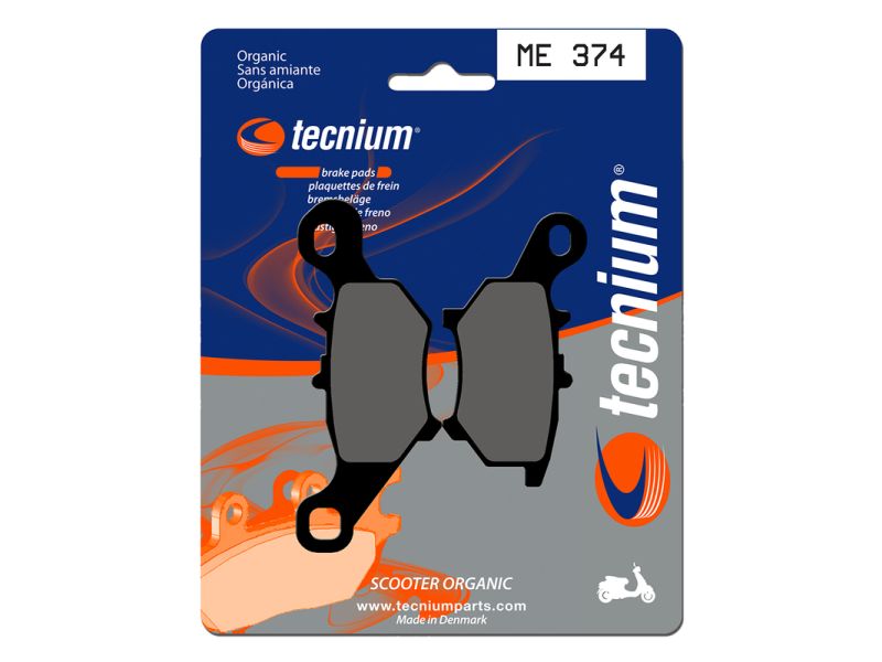 Plaquettes de frein TECNIUM Scooter organique - ME374