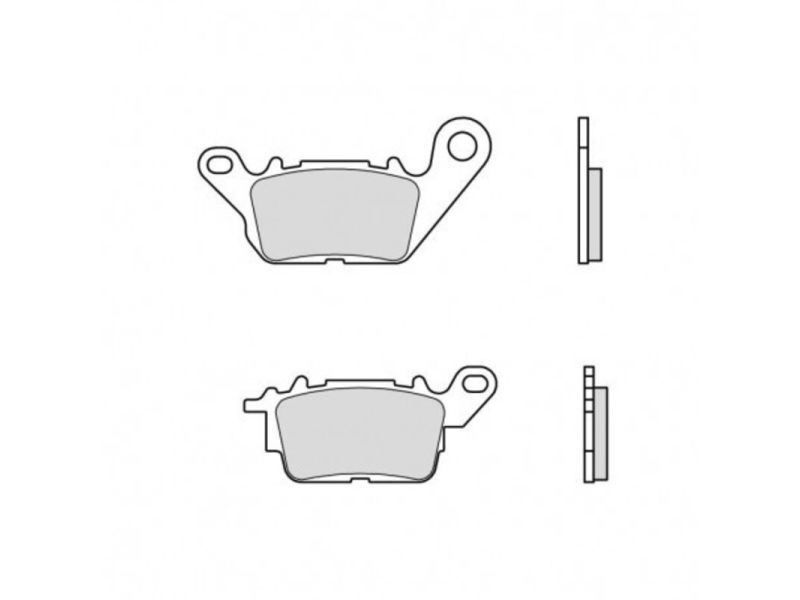 Plaquettes de frein TECNIUM Scooter organique - ME443
