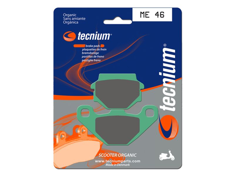 Plaquettes de frein TECNIUM Scooter organique - ME46