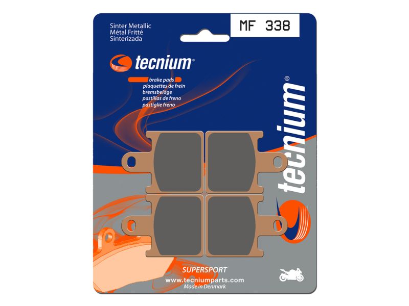 Plaquettes de frein TECNIUM Performance métal fritté - MF338