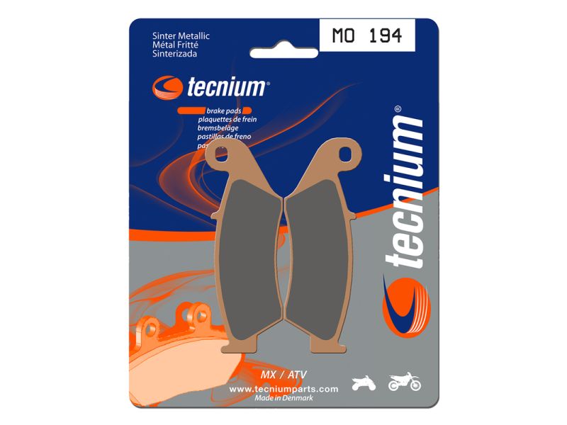 Plaquettes de frein TECNIUM MX/Quad métal fritté - MO194