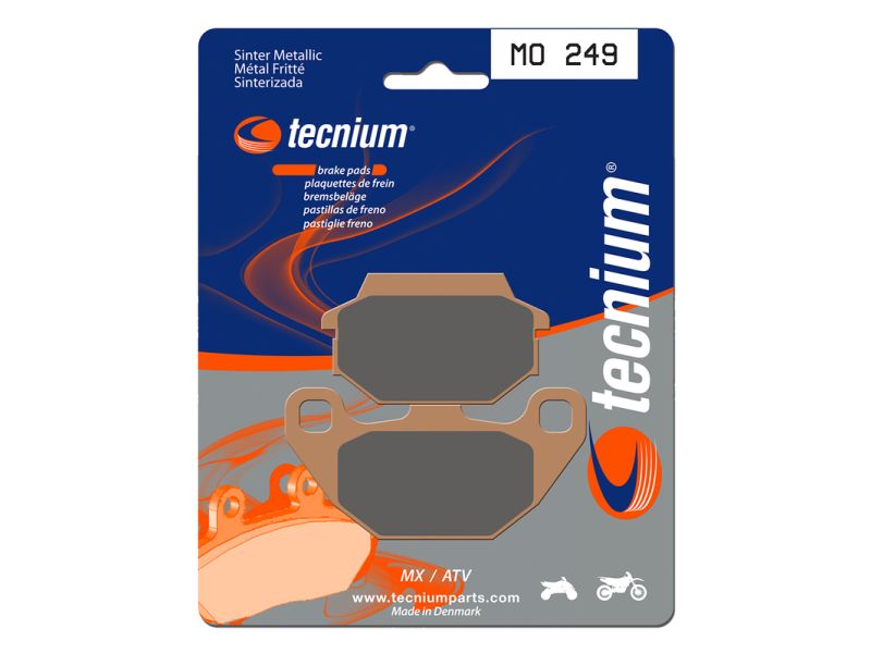 Plaquettes de frein TECNIUM MX/Quad métal fritté - MO249
