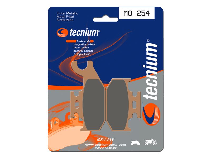 Plaquettes de frein TECNIUM MX/Quad métal fritté - MO254