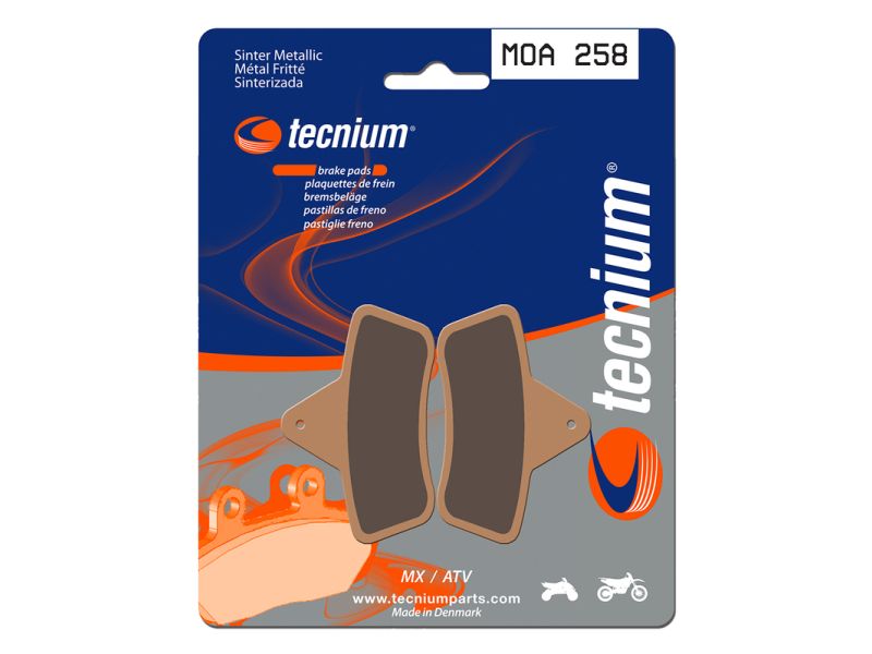 Plaquettes de frein TECNIUM MX/Quad métal fritté - MOA258