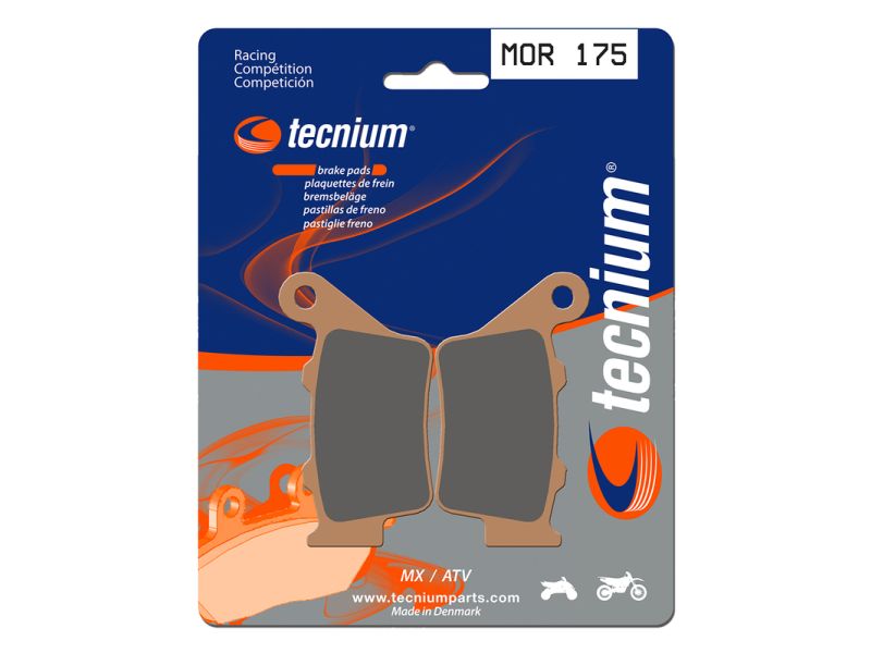 Plaquettes de frein TECNIUM Racing MX/Quad métal fritté - MOR175