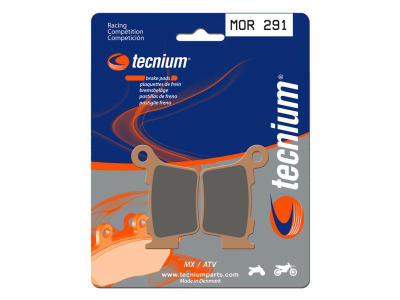 Plaquettes de frein TECNIUM Racing MX/Quad métal fritté - MOR291