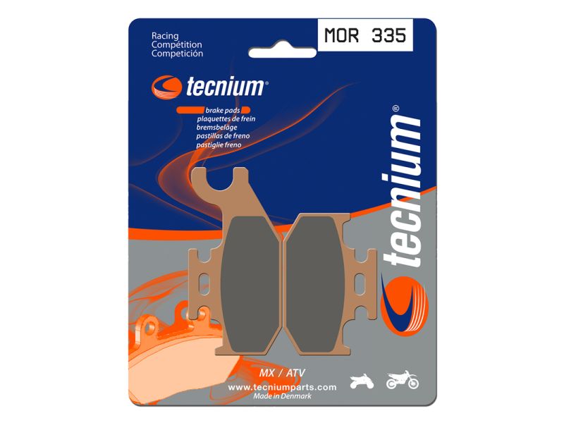 Plaquettes de frein TECNIUM Racing MX/Quad métal fritté - MOR335