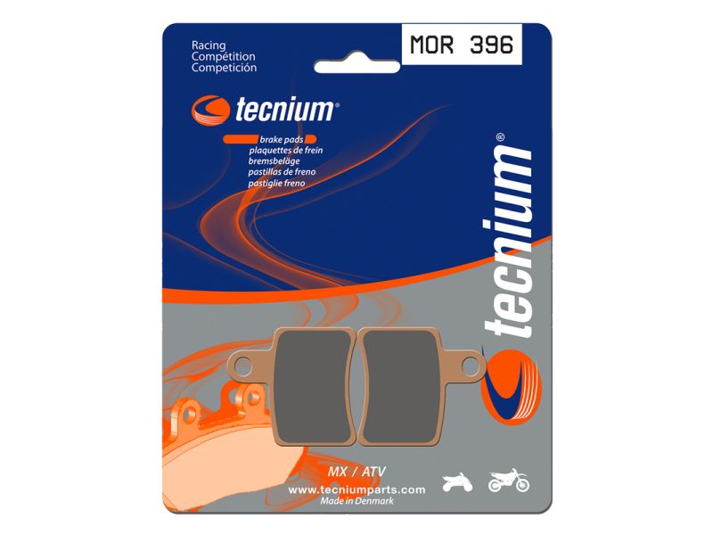Plaquettes de frein TECNIUM Racing MX/Quad métal fritté - MOR396