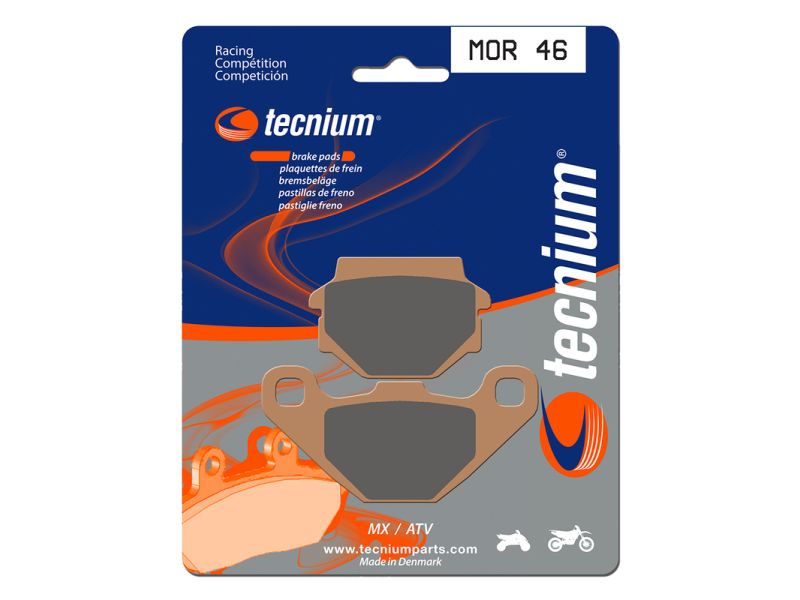 Plaquettes de frein TECNIUM Racing MX/Quad métal fritté - MOR46