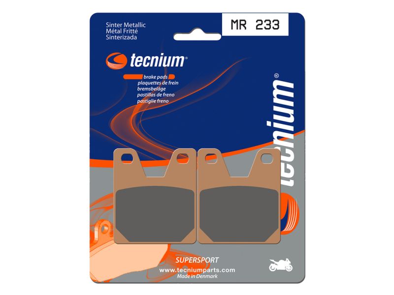 Plaquettes de frein TECNIUM Performance métal fritté - MR233