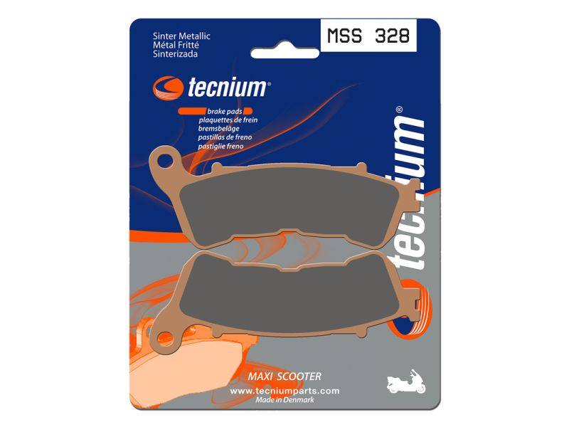 Plaquettes de frein TECNIUM Maxi Scooter métal fritté - MSS328