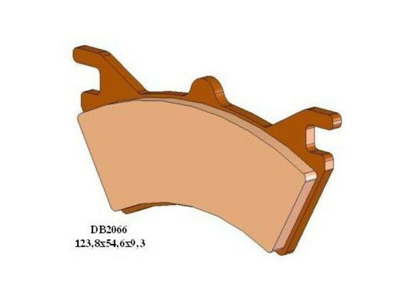 Plaquettes de frein TECNIUM Off-Road/Quad métal fritté - DB2066-QDN