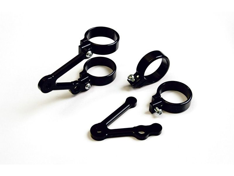 Support de phare avec insert clignotants LSL Ø45