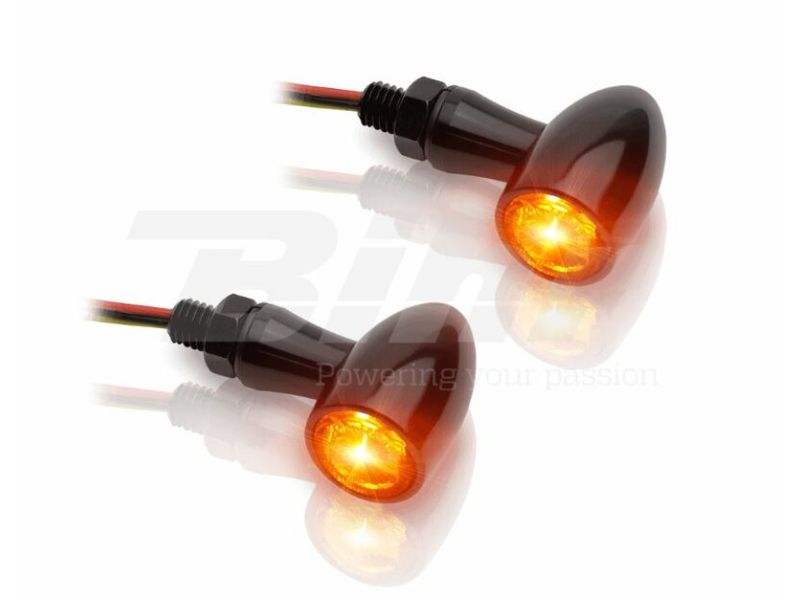 Clignotants LED V-PARTS 12V alu noir