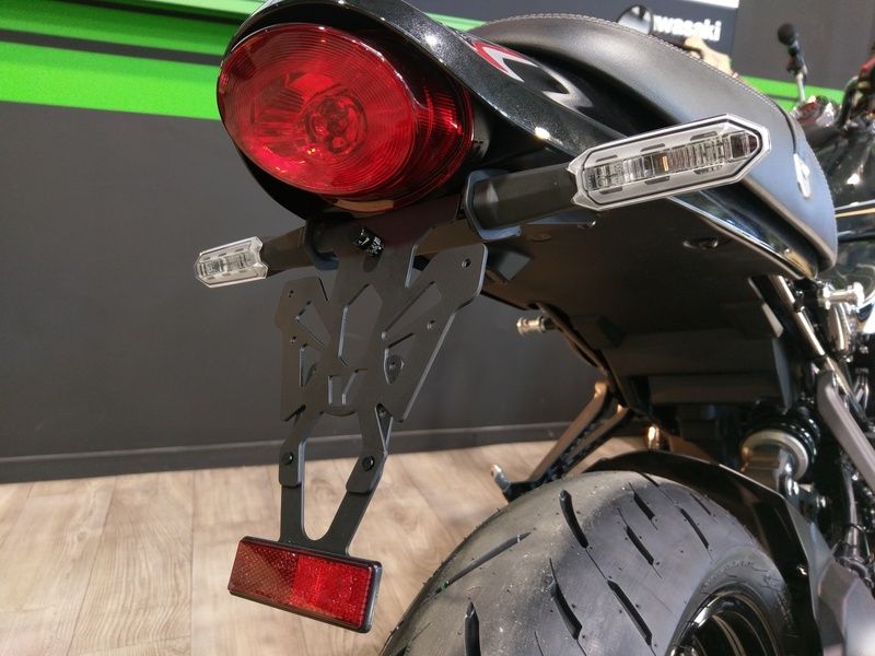 Support de plaque V PARTS court noir Kawasaki Z900RS