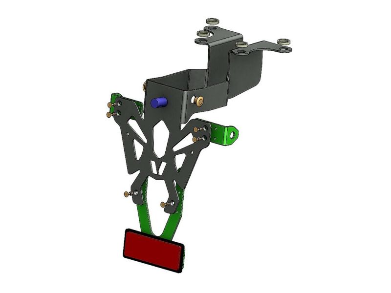 Support de plaque V PARTS noir Suzuki GSR750