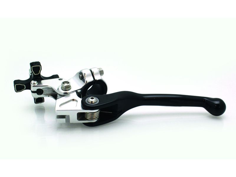 Levier repliable + cocotte BIHR aluminium noir universel