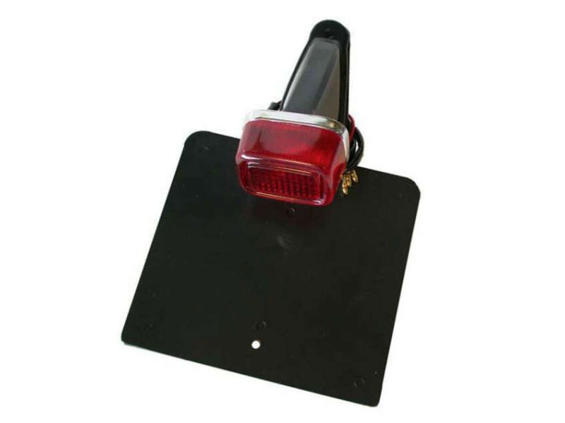 Feu arrière avec support de plaque V PARTS noir type Yamaha TY universel