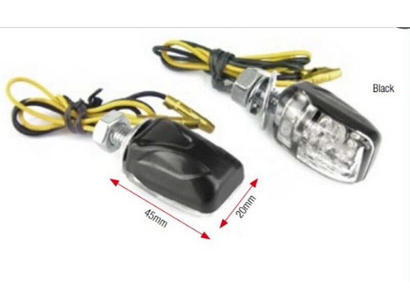 Clignotants BIHR Shell LED noir universels