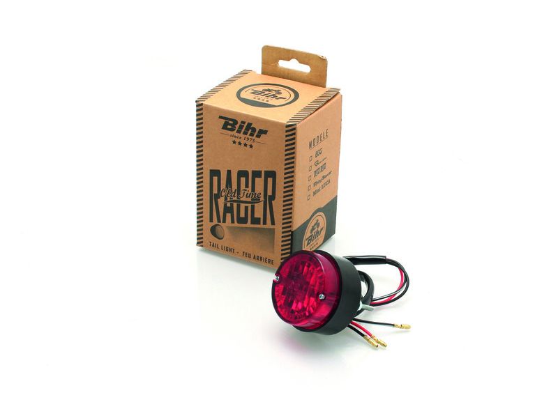 Feu arrière homologué BIHR Beacon noir