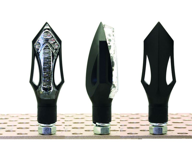 Clignotants V PARTS Arrow LED noir universel