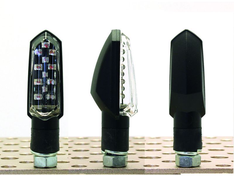 Clignotants V PARTS Bud LED noir universel