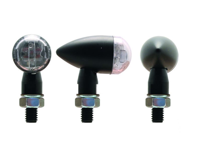 Clignotants V PARTS Shell XS LED chrome universel