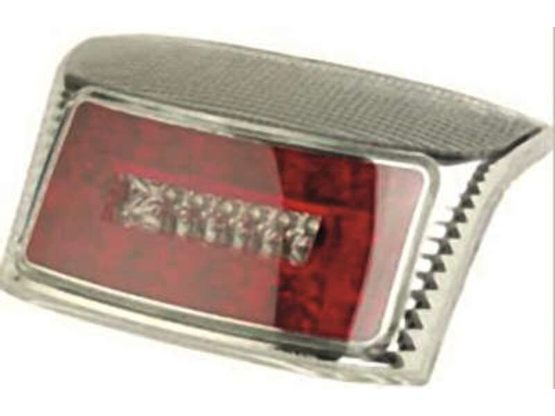 Feu arrière V PARTS LED type R8 chromé MBK/Yamaha